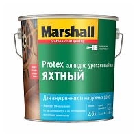 Лак Marshall PROTEX Яхтный полуматовый (2,5л)