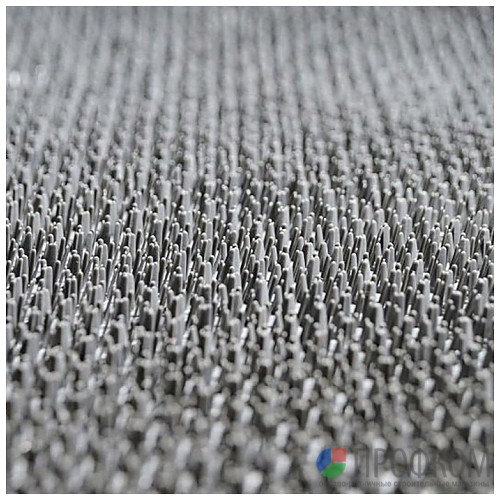 Покрытие ковровое щетинистое в рулонах 15*0,9м серый металлик