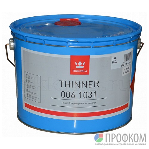 Растворитель Tikkurila THINNER 006 1031 для эпоксидных ЛКМ, 3л
