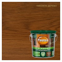 PINOTEX Classic пропитка (тиковое дерево) 2,7л