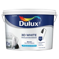 Краска Dulux Новая ослепительно белая мат.3D 2,5 л